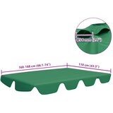  Zamjenski krov za vrtnu ljuljačku zeleni 188/168 x 145/110 cm | shoptok.hr