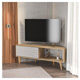Hanah home tv polica mora sapphire oak white | ePonuda.com