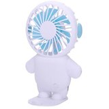 Punjivi džepni ventilator 4,5W/5V 300 mAh bela/plava | Eponuda.com