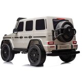  Licencirani auto na akumulator Mercedes G63 XXL 4x4 - dvosjed - bijeli | shoptok.hr
