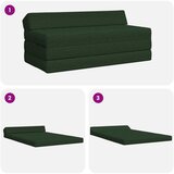 SOFA na razvlačenje Tamnozelena 120 x 60 x 49 cm Tkanina | shoptok.hr