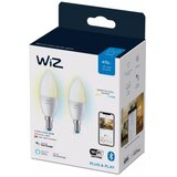 Wiz komplet 2x prigušiva led sijalica C37 E14/4,9W/230V 2700-6500K cri 90 wi-fi | Eponuda.com