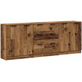  Komoda 3 kom staro drvo 60x30x70 cm konstruirano drvo | shoptok.hr