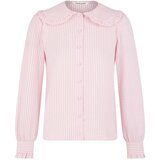 Naf Naf Bluza 'Manon' pastelno roza / bela | Shoptok.si