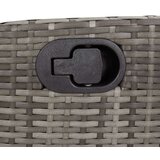  7-dijelni vrtni blagovaonski set sivi od poliratana | shoptok.hr