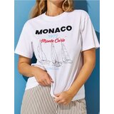 Sinsay Pamučna majica s ljetnim printom | shoptok.hr