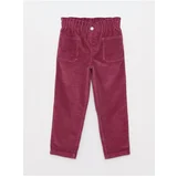 LC Waikiki Paperbag Girls Velvet Trousers