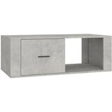 Maison Chic Klubska mizica - kavna mizica - Nizka mizica betonsko siva 100x50,5x35 cm inženirski les, (21753747) Cene