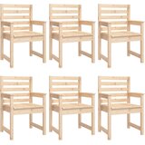  7-dijelni vrtni blagovaonski set od masivne borovine | shoptok.hr