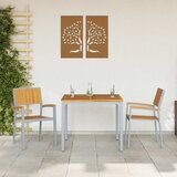  Stolica koja se može slagati 2 pcs Smeđa 56 x 57 x 87 cm | shoptok.hr