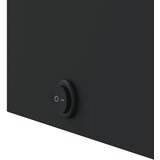  Kupaonski ormarić s ogledalom i LED svjetlom crni 45x13x52 cm | shoptok.hr