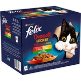  38 + 10 gratis! 48 x 85 g Felix mokra hrana - "Doppelt lecker" varijante s povrćem | shoptok.hr