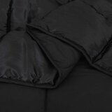 Puni Polna celoletna prevleka Črna 200 x 140 cm Satin in mikrovlakna, (5000147012) | Shoptok.si