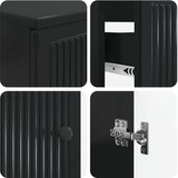  Set kupaonskih ormara od 4 dijela EDE Crna Konstruirano drvo | shoptok.hr