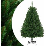  Umjetno božićno drvce sa šarkama i stalkom zeleno 120 cm | shoptok.hr