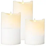 LED svijeće u setu 3 kom (visina 15 cm) Sara Exclusive –