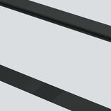  Klizna vrata s priborom ESG staklo i aluminij 76 x 205 cm | shoptok.hr