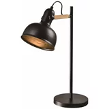 Candellux Lighting Crna metalna stolna lampa (visina 56 cm) Reno -