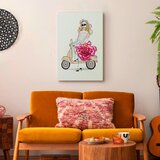 Artgeist Slika Na Platnu Girl On A Scooter | Shoptok.si