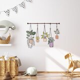 HOCADON kovinska stenska dekoracija cvetličnih košar | Shoptok.si