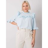 RUE PARIS Blouse-CHA-BZ-3312.30-light blue | Shoptok.si