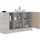  Komoda siva boja betona 120 x 30,5 x 70 cm konstruirano drvo | shoptok.hr