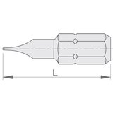 Unior nastavak pljosnati (sl), 3 kom./pakovanje 0.5 x 4.0 602371 | Eponuda.com