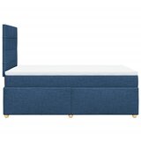  Krevet s oprugama i madracem plavi 120 x 190 cm od tkanine | shoptok.hr