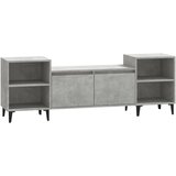Maison Chic TV omarica - TV stojalo - Televizijska omarica betonsko siva 160x35x55 cm inženirski les, (21699570) Cene