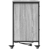  s postajom za punjenje Siva Sonoma 76 x 41 x 72 cm | shoptok.hr