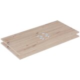 Lesnina-XXXL set polic basit, 2 kos, barva hrasta | Shoptok.si