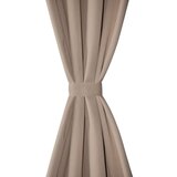  2 zavjese s metalnim ringovima 135 x 245 bež | shoptok.hr