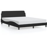 vidaXL Okvir za krevet Dover crni 152x203 cm od umjetne kože - Crna 152 x 203 cm Cijene