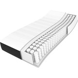  Madrac s džepičastim oprugama srednje tvrdoće crni 137 x 190 x 20 cm bračni | shoptok.hr