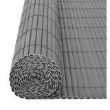 vidaXL dvostrana vrtna ograda 110 x 300 cm siva | shoptok.hr