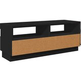 vidaXL TV omarica z LED lučkami črna 100x35x40 cm | Shoptok.si