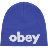 Obey Kape s šiltom Lowercase Beanie Modra u