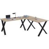 MID.YOU Kotna Pisalna Miza Lona, Hrast | Shoptok.si