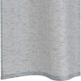 Voile zavjesa 2 pcs Tamno siva 245 x 140 cm Poliester | shoptok.hr