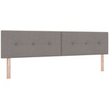 vidaXL Tapecirano vzglavje s gumbi, taupe, 200 cm, (22008441) Cene