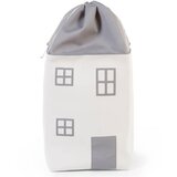 Childhome košek za shranjevanje igrač house grey off white | Shoptok.si