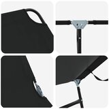  Sklopiva ležaljka za sunčanje Crna 188 x 57 x 86,5 cm Poliester | shoptok.hr