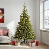  Umjetno božićno drvce s nogom 240 cm 300 LED lampica - 240 cm s LED svjetlima | shoptok.hr