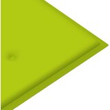  Složiva vrtna klupa s jastukom 128,5 cm od masovne tikovine | shoptok.hr
