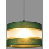  Luster na sajli HELEN 1xE27/15W/230V fi 25 cm zelena/zlatna | Eponuda.com