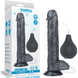 Lovetoy Squirt Extreme Dildo 11" Black Cene
