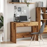 vidaXL Radni stol boja starog drva 101x50x76,5 cm konstruirano drvo | shoptok.hr
