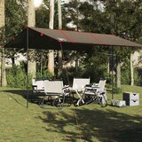 vidaXL Ponjava za kampiranje rjava 451x420 cm vodoodporna | Shoptok.si