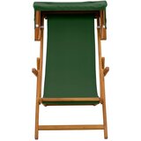  Ležaljka 2 pcs 3 Pozicija Čvrsto drvo eukaliptusa Zelena - Zelena 2x stolica | shoptok.hr