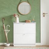 SoBuy ozka omara za čevlje v predsobi v beli barvi v stilu minimalizma, (20814963) | Shoptok.si